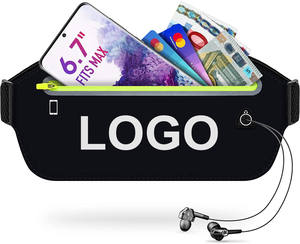 Sac de taille de sport pour hommes et femmes pochette de course Fitness étanche résistant à l'usure portefeuille sac de ceinture multifonctionnel - Product Image 1