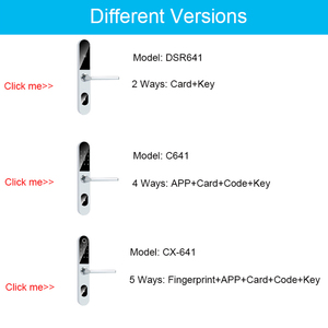 Mince WiFi APP TTLock Double face empreinte digitale Code carte crochets intelligents serrure <span class=keywords><strong>porte</strong></span> <span class=keywords><strong>coulissante</strong></span> poignée serrure intelligente - Product Image 4