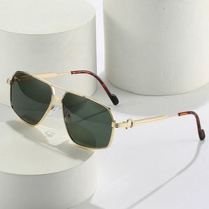 Gafas de Sol Polarizadas de Metal Retro para Mujer, Estilo Piloto con Doble Puente, para Hombre, Venta al Por Mayor, Moda 2022 - Product Image 2