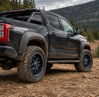 Jantes tout-terrain forgées satinées bleues GW prêtes à être expédiées, 17x9 6x139.7 ET0, pour Chevy Silverado GMC Sierra Lexus GX460, jantes en alliage pour camion