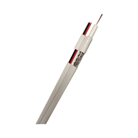 Cable Coaxial de Cobre/CCS RG59+2 Núcleos y 3 Núcleos para Cámaras de CCTV, Sistemas de Energía y Comunicación