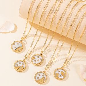 1 Stück 12 <span class=keywords><strong>Sternzeichen</strong></span> Anhänger-Halskette, Personalisierter Astrologie-Charm-Schmuck für Frauen, Ideal für den Täglichen Arbeitsweg - Product Image 5
