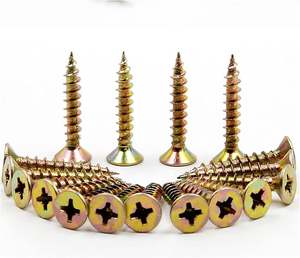 Tornillo autoperforante <span class=keywords><strong>Spax</strong></span> de 5*40 con cabeza Pozi y rosca simple <span class=keywords><strong>para</strong></span> <span class=keywords><strong>madera</strong></span>, color amarillo - Product Image 2