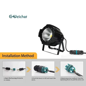 2024 E-Weichat Led Outdoor Lighting Waterproof Connector IP68 Waterproof Connector Power Connector