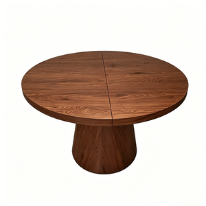 <span class=keywords><strong>Table</strong></span> à manger extensible de 46 à 63 pouces, <span class=keywords><strong>table</strong></span> de salle à manger ovale moderne avec feuilles papillon, <span class=keywords><strong>table</strong></span> en MDF gain de place pour 4 à 6 personnes en noyer - Product Image 5