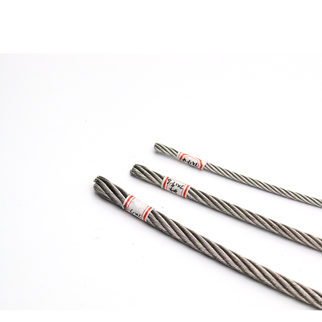 High Galvanized Steel Wire Rope Spiral Strand 7 Wires for Agriculture Rope