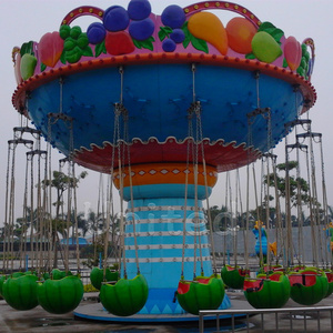 Funamfair parc d'attractions mangee Ride, <span class=keywords><strong>chaise</strong></span> <span class=keywords><strong>volante</strong></span> de luxe pour enfants, jeux électriques, balançoire, petit trajet extrême, à vendre - Product Image 1