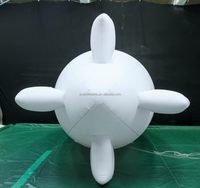 Dirigeable gonflable de PVC de la publicité faite sur commande avec le dirigeable gonflable extérieur de dirigeable d'hélium de zeppelin de lumière LED à vendre