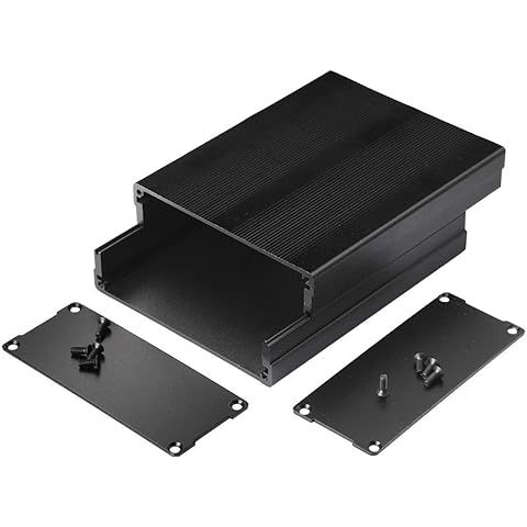Custom Aluminum Electronic Enclosure HiFi Audio Amplifier Ham Radio Project Box PCB Board Case Shell
