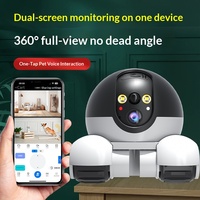 Caméra de surveillance intérieure sans fil 4G HD 1080P 2MP avec suivi IA, interphone vocal et compensation de rétroéclairage – Offre Spéciale