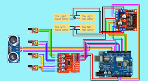 Tscinbuny Four-way Tracing and Obstacle Avoidance Car Kit Automation &amp; Electronics <strong>Projects</strong> for <strong>Arduino</strong> Programming - Product Image 3