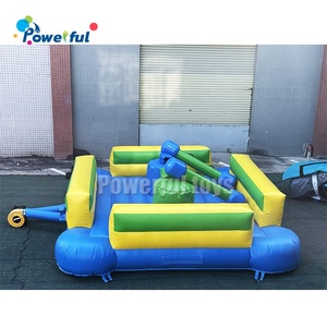 Ngoài trời Inflatable chiến đấu khu vực trở ngại khóa học Trampoline công viên Inflatable chiến đấu khu vực - Product Image 1