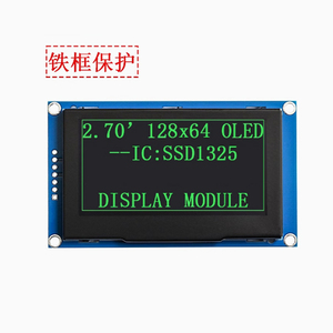 Module d'affichage OLED de 2.7 pouces avec interface série SPI, écran LCD 12864, prenant en charge la <span class=keywords><strong>bibliothèque</strong></span> de caractères à 16 niveaux de gris - Product Image 2