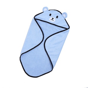 Fabricant Vente en gros Peignoir en microfibre <span class=keywords><strong>ultra</strong></span>-fine fibre pour animaux de compagnie Serviette de <span class=keywords><strong>bain</strong></span> créative dessin animé chat chien ours pour petits animaux de compagnie - Product Image 5