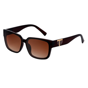 Lunettes de soleil Tory Burch à monture carrée pour femmes, noires, protection UV400, style tendance pour l'extérieur - Product Image 5