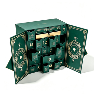 Boîte <span class=keywords><strong>de</strong></span> <span class=keywords><strong>calendrier</strong></span> <span class=keywords><strong>de</strong></span> <span class=keywords><strong>l</strong></span>'<span class=keywords><strong>avent</strong></span> <span class=keywords><strong>de</strong></span> Noë<span class=keywords><strong>l</strong></span> vide en papier, personnalisable, recyclable, gaufrée, pour <span class=keywords><strong>femme</strong></span>, compte à rebours <span class=keywords><strong>de</strong></span> 24 jours, cosmétiques, maquillage, beauté - Product Image 1