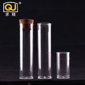 Seeking Excellence <b>Plastic</b> Test <b>Tubes</b> 25*95 With Corks For Laboratory Use - Product Image 1