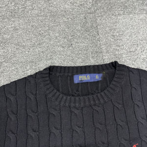 Maglione da <span class=keywords><strong>Donna</strong></span> Classico Autunno Inverno a Maniche Lunghe <span class=keywords><strong>in</strong></span> <span class=keywords><strong>Cotone</strong></span> Lavorato a Maglia con Girocollo per un Look Casual che Esprime Carattere con Logo Frontale - Product Image 4