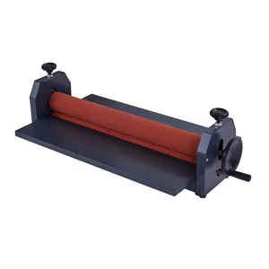 Pingda Fabriek LBS1000 39.5 Inch 1000Mm Roller Foto 'S Manual Koude Roll Laminator Met Fabriek Prijs