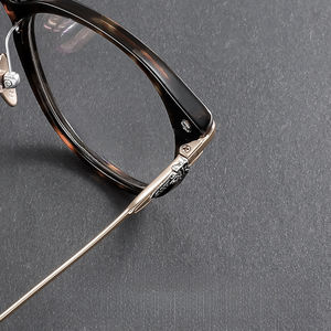 Monturas <span class=keywords><strong>de</strong></span> <span class=keywords><strong>gafas</strong></span> <span class=keywords><strong>de</strong></span> color tortuga, <span class=keywords><strong>montura</strong></span> pequeña, <span class=keywords><strong>gafas</strong></span> ópticas, estilo vintage <span class=keywords><strong>de</strong></span> moda para hombres y mujeres, clásicas - Product Image 3