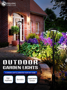 Lámpara LED para Jardín IP65 2020 para Áreas de Paisajismo Exterior, Iluminación de Poste Alto de 150W para Parques, Cuerpo de Aluminio con Fuente de Alimentación CA FL-TYD-AE - Product Image 4