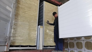 Panneau mural extérieur pour salle blanche, <span class=keywords><strong>isolation</strong></span> <span class=keywords><strong>thermique</strong></span> en laine de roche/EPS, conception industrielle pour applications d'entrepôt - <span class=keywords><strong>Prix</strong></span> - Product Image 2