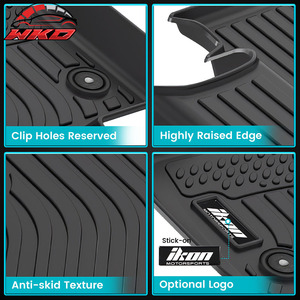 Alfombrillas para Buick Envision 2021-2023, alfombras de TPE para todo tipo de clima, delanteras y traseras, moldeadas en 3D, impermeables - Product Image 3