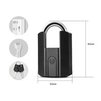 High Quality IP65 Security Intelligent Digital Smart TTlock APP Electronic Smart Padlock With Key
