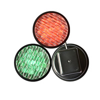 Lampu Sinyal Lalu Lintas Jalan Kecil LICHO LED Tabung 100MM IP65 12V Konstruksi Logam
