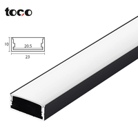 Le canal élégant logeant le profil en aluminium enfoncé flexible délimite l'alliage en aluminium anodisé durable 6000K de profil linéaire de LED