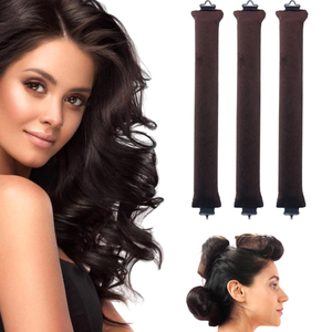 Al por mayor: Planchas flexibles para el cabello de todos los tipos, secador de pelo nocturno con material suave, requiere calor. - Product Image 2