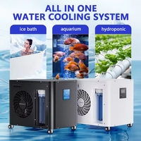 ICEGALAX 1HP refroidisseur d'eau froide contrôlé par WIFI intelligent nouveau générateur d'ozone avec pompe Machine de bain de glace refroidie à l'eau