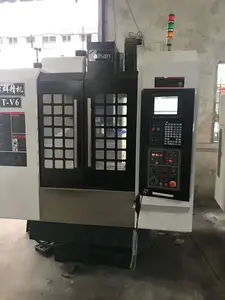 गर्म बेच इस्तेमाल किया Taikan T-V6 सीएनसी खराद मशीन 3 अक्ष मशीन केंद्र सीएनसी दोहन मशीन