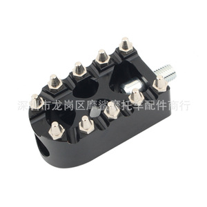 Moshark – levier de changement de vitesse pour moto, bouton noir électroplaqué pour Harley XL883 1200 X48 Glide, pièces de modification - Product Image 2