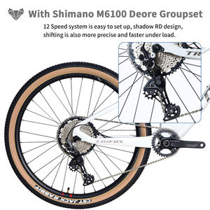 <span class=keywords><strong>Bicicleta</strong></span> de Alto Rendimiento OEM con Cuadro de Carbono, Suspensión Completa, Llantas de Aleación de Aluminio, 12 Velocidades, Frenos de Disco Hidráulicos, Cassette 11-50T - Product Image 6