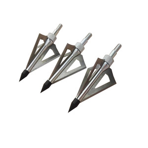 100 Hạt Bắn Cung <span class=keywords><strong>Arrowhead</strong></span> <span class=keywords><strong>3</strong></span> Lưỡi Săn Hình Dạng Broadheads Cho Bow Và Nỏ Phụ Kiện Chụp - Product Image 3