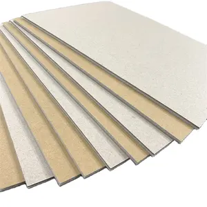 Proveedor de tablero de papel de fábrica de China tablero dúplex trasero blanco gris tablero de papel de 300gsm