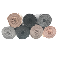 Sacs d'emballage en plastique HDPE robustes et durables avec logo personnalisé, thermosoudés, à soufflets latéraux, avec marquage à chaud pour les sacs poubelles