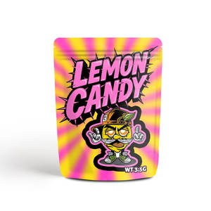 Dompet makanan ramuan Ziplock 3.5G, kantung berdiri ritsleting tahan bau, paket kustom tas Mylar tembakau pribadi - Product Image 4