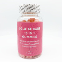 Gomitas de Colágeno y Vitaminas OEM para Aclarar y Blanquear la Piel, Suplemento Herbal de Belleza Efectivo