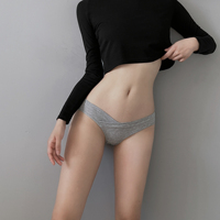 Braguitas de Algodón Suave y Transpirable de Talle Bajo para Mujeres y Adolescentes, Antibacterianas, Cómodas, que Absorben la Humedad, Ropa Interior para Uso Diario
