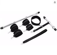 Barre d'écartement pour jeux érotiques, mobilier BDSM, collier de contrainte avec menottes et entraves de cheville pour couples, jeux pour adultes