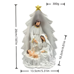 Venta al por Mayor <span class=keywords><strong>de</strong></span> Fábrica: Estatua <span class=keywords><strong>de</strong></span> la Sagrada Familia <span class=keywords><strong>de</strong></span> Navidad, una Familia Feliz <span class=keywords><strong>de</strong></span> Tres Personas, Adecuada para Exhibición en Iglesias - Product Image 4