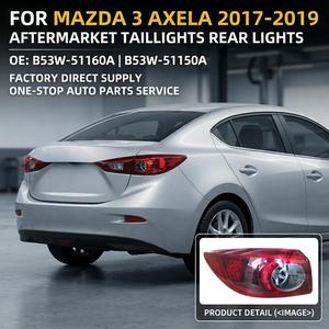 Feux arrière de voiture B53W-51160 B53W-51150, feux stop arrière, feux de freinage, feux arrière pour <span class=keywords><strong>Mazda</strong></span> <span class=keywords><strong>3</strong></span> Axela 2017-2019 - Product Image 1