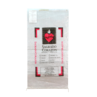 Emballage personnalisé GRS 10 kg-100 kg Sac tissé en polypropylène transparent blanc Recyclable Agriculture Riz Farine Engrais
