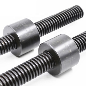 Vis à billes trapézoïdales TR25*5 personnalisées en usine avec écrou à billes en <span class=keywords><strong>bronze</strong></span> - Product Image 1