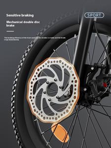 어린이와 성인을위한 듀얼 디스크 브레이크 산악 자전거 스틸 포크가있는 6-16 년 가변 속도 페달 자전거 - Product Image 4