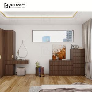 Buildgres-<span class=keywords><strong>Armoire</strong></span> d'angle ajustée avec miroir, design personnalisé peu encombrant pour petite <span class=keywords><strong>armoire</strong></span> de chambre à coucher - Product Image 3