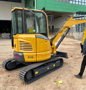 Mini excavadora de cadenas XE27U de 2.78 toneladas con cola ultracorta para paisajismo de jardines, instalación de tuberías municipales e interiores. - Product Image 4