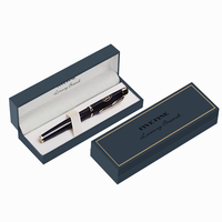 Boîte cadeau haut de gamme pour stylo-plume avec gaufrage et pelliculage mat, matériaux recyclés, taille et couleur personnalisables